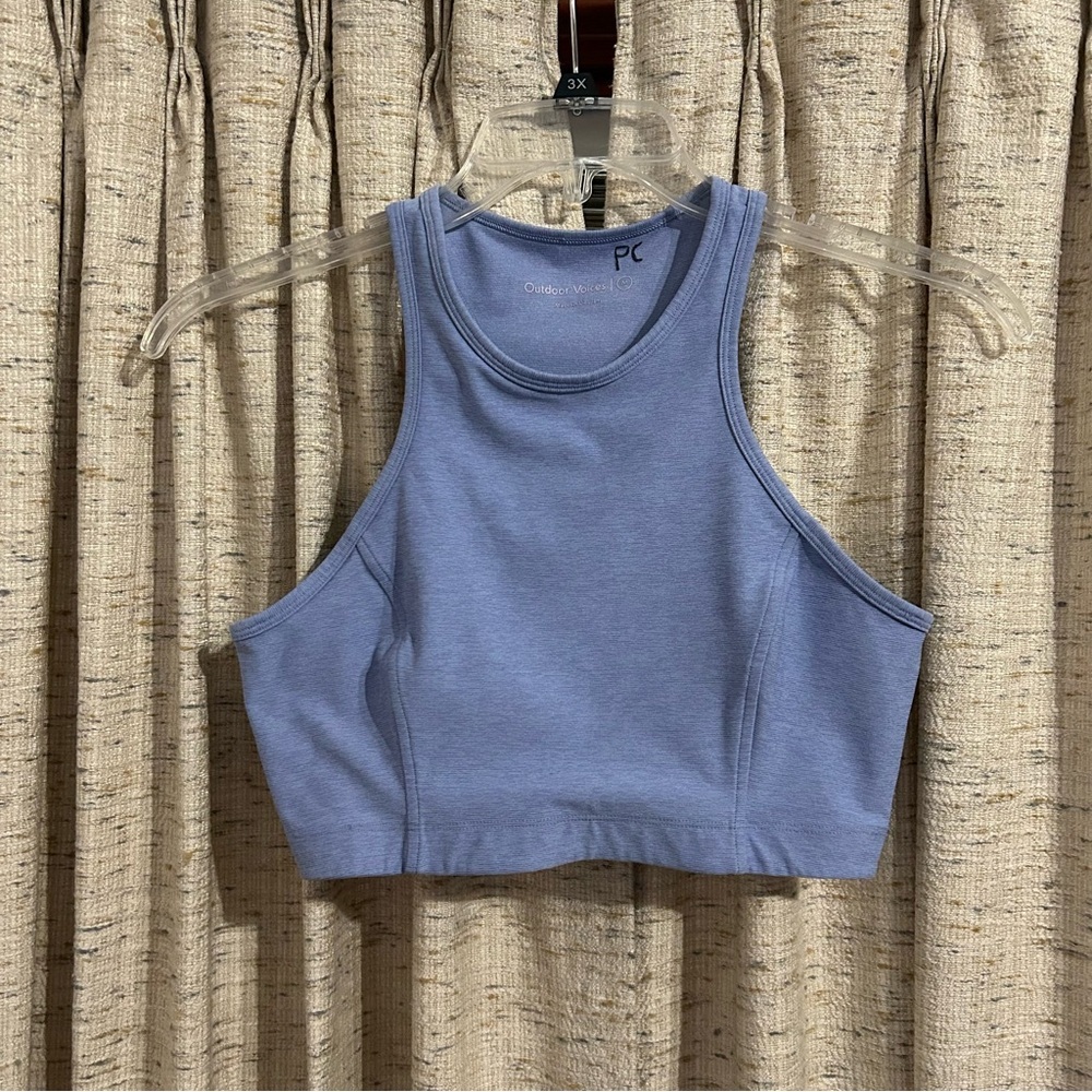 Outdoor Voices Athena High Neck Crop Top - Medium